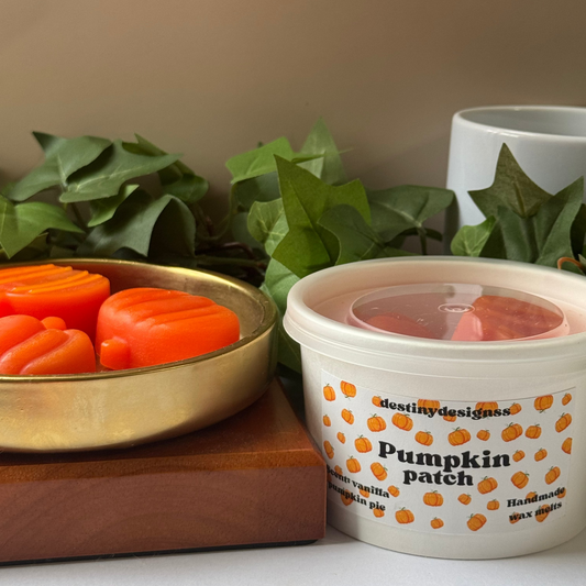 Hand-Poured Pumpkin Wax Melt cup